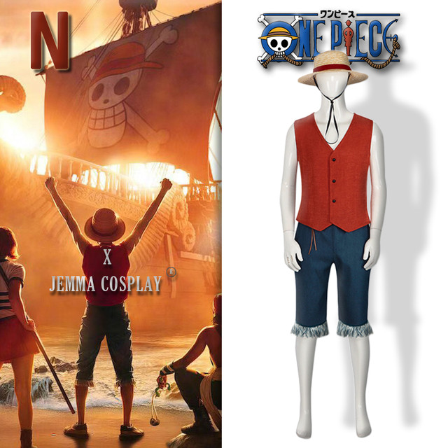 Luffy fantasia pirata para homens, série de TV One Piece, Drama Cosplay,  trajes de Halloween, roupas Anime, ACGN, Party Performance, Drama -  AliExpress